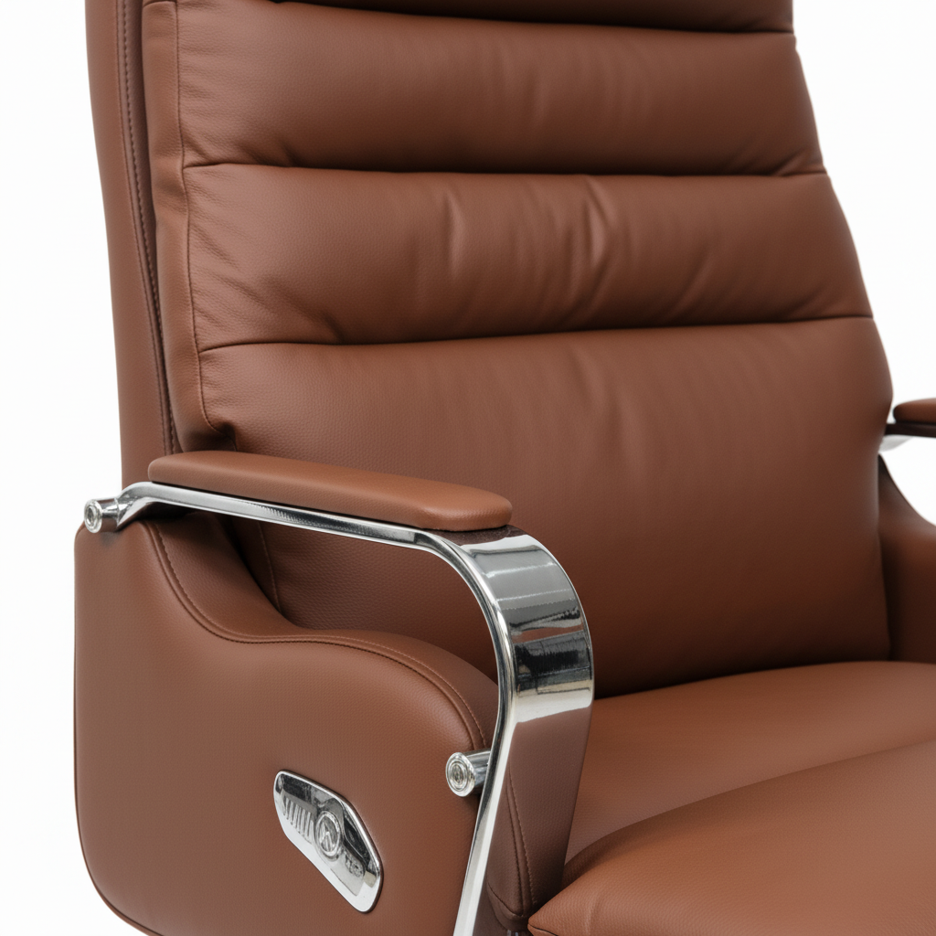 Ergonomic Office Chair Brown - Premium Executive Desk Chair for Home & Office UAE | IH A012 BRN