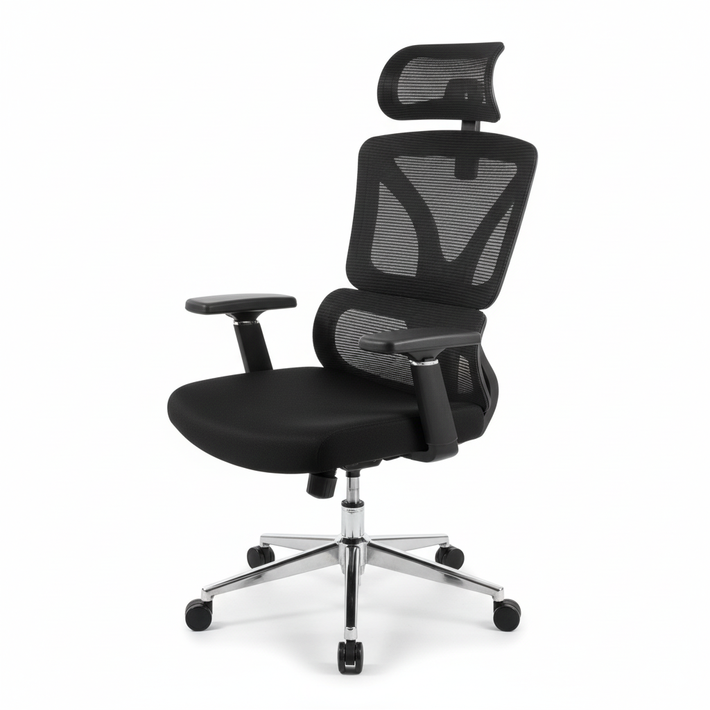 Ergonomic Mesh High Back Office Chair with Headrest - Dubai UAE | Premium Executive Chair | IH 121