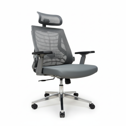 Office Chair Grey IH-8805 | Premium Ergonomic Seating UAE | Dubai Abu Dhabi Sharjah