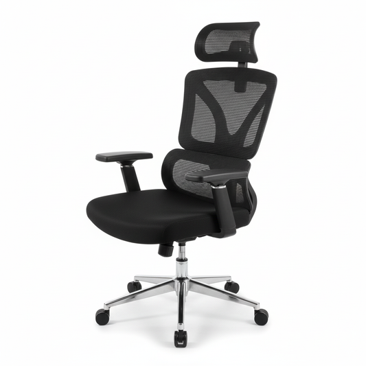 Ergonomic Mesh High Back Office Chair with Headrest - Dubai UAE | Premium Executive Chair | IH 121