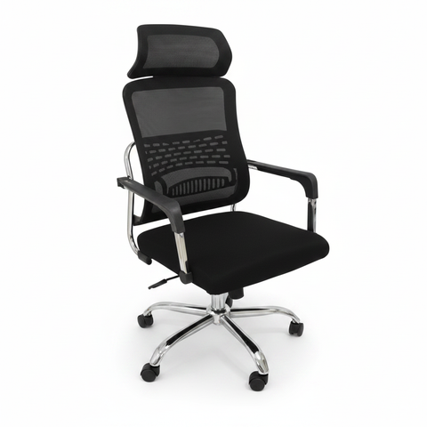 Black mesh high back ergonomic office chair IH 909 – buy office chairs online in Dubai UAE