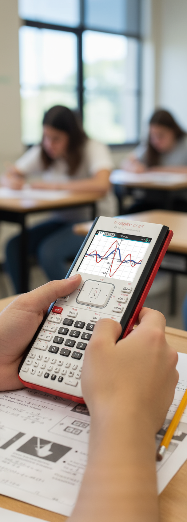 Texas Instruments TI-Nspire CX II-T Graphing Calculator - Scientific Calculator for Students UAE