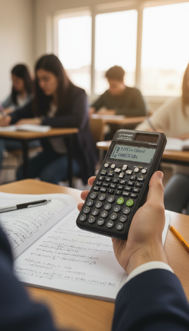 Scientific Calculator 417 Functions - FC-991ES Plus 2nd Edition | Solar Powered Calculator UAE