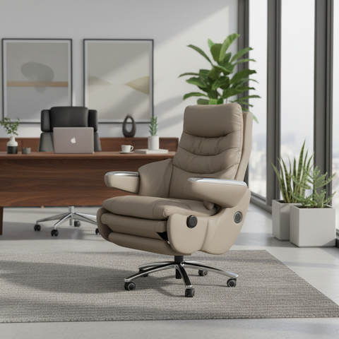 Electric Massage Recliner Chair with PU Leather - Premium Office & Home Furniture UAE | IH 6075