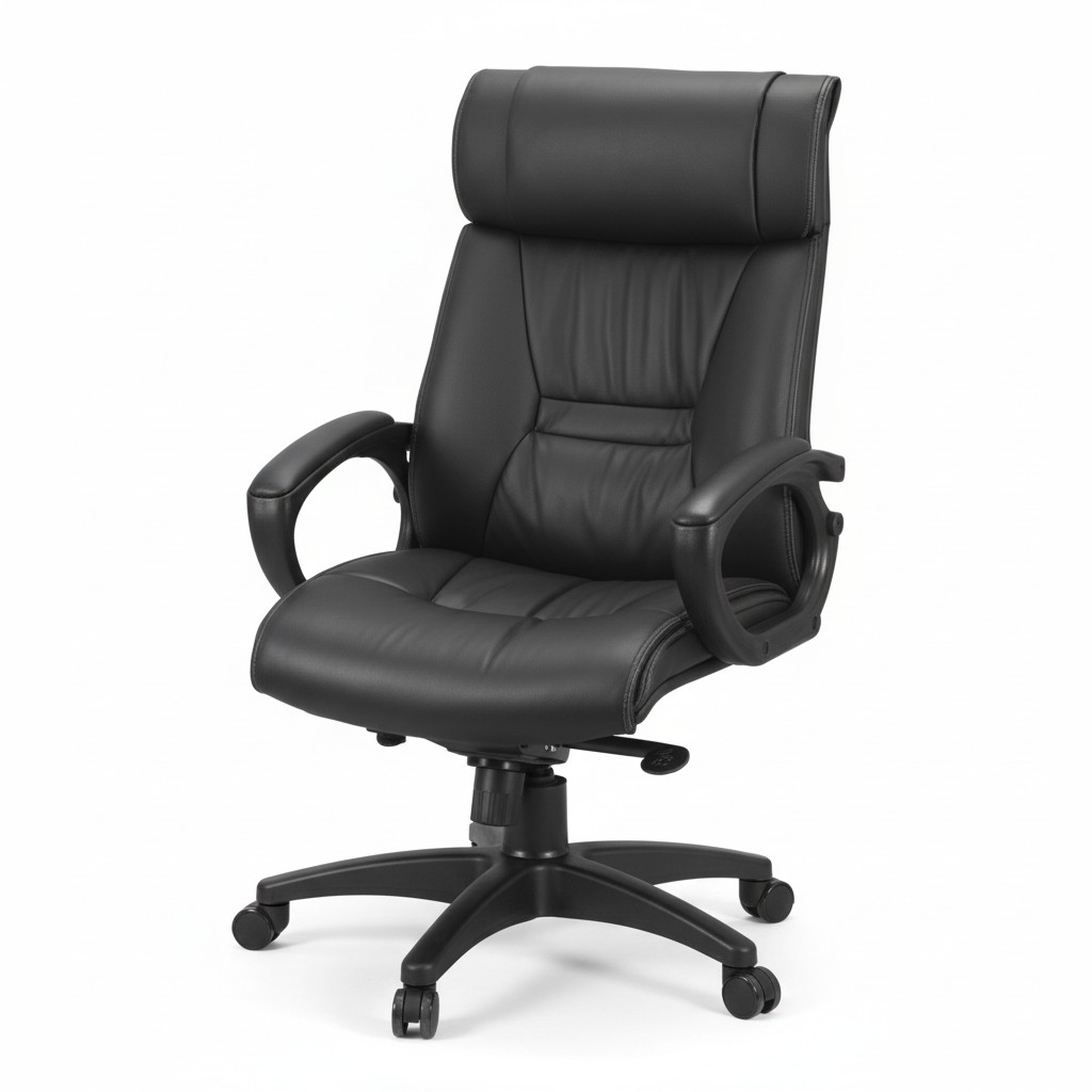 High Back Executive Office Chair PU Leather - Ergonomic Desk Chair UAE | IH 517
