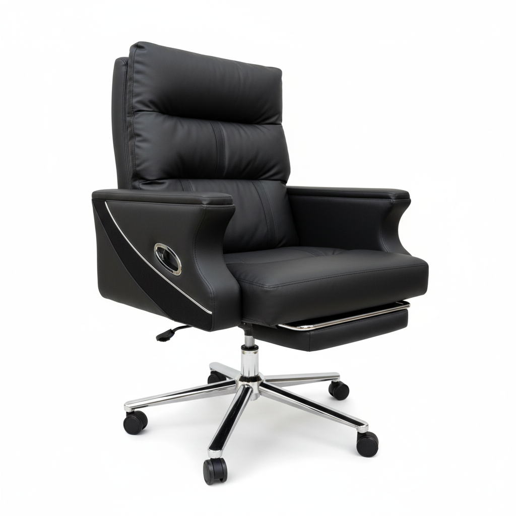 Premium Office Chair Black - Ergonomic Desk Chair UAE | IH A012 BLK