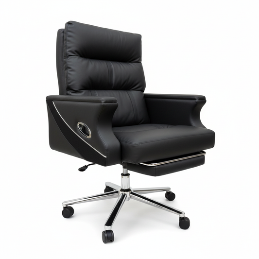 Premium Office Chair Black - Ergonomic Desk Chair UAE | IH A012 BLK