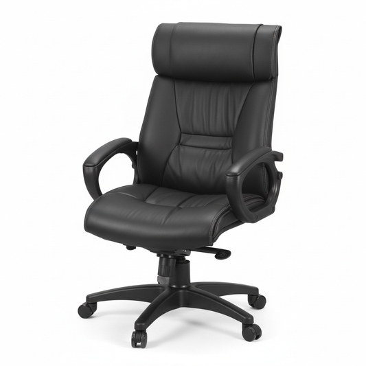 High Back Executive Office Chair PU Leather - Ergonomic Desk Chair UAE | IH 517