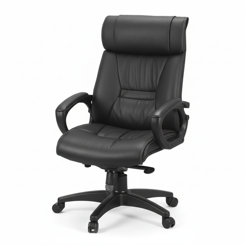High Back Executive Office Chair PU Leather - Ergonomic Desk Chair UAE | IH 517
