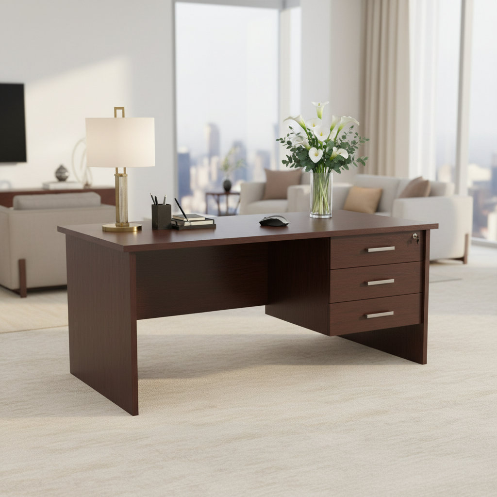 Office Desk New Cherry 120x74x75cm | Premium Desks UAE