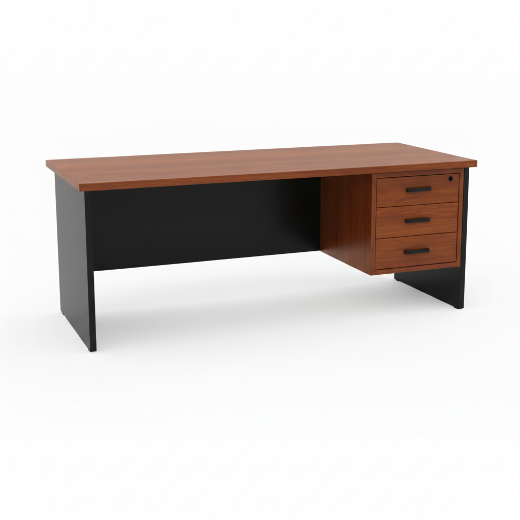 Office Desk Cherry Black IH GE180 | Premium Executive Desk UAE