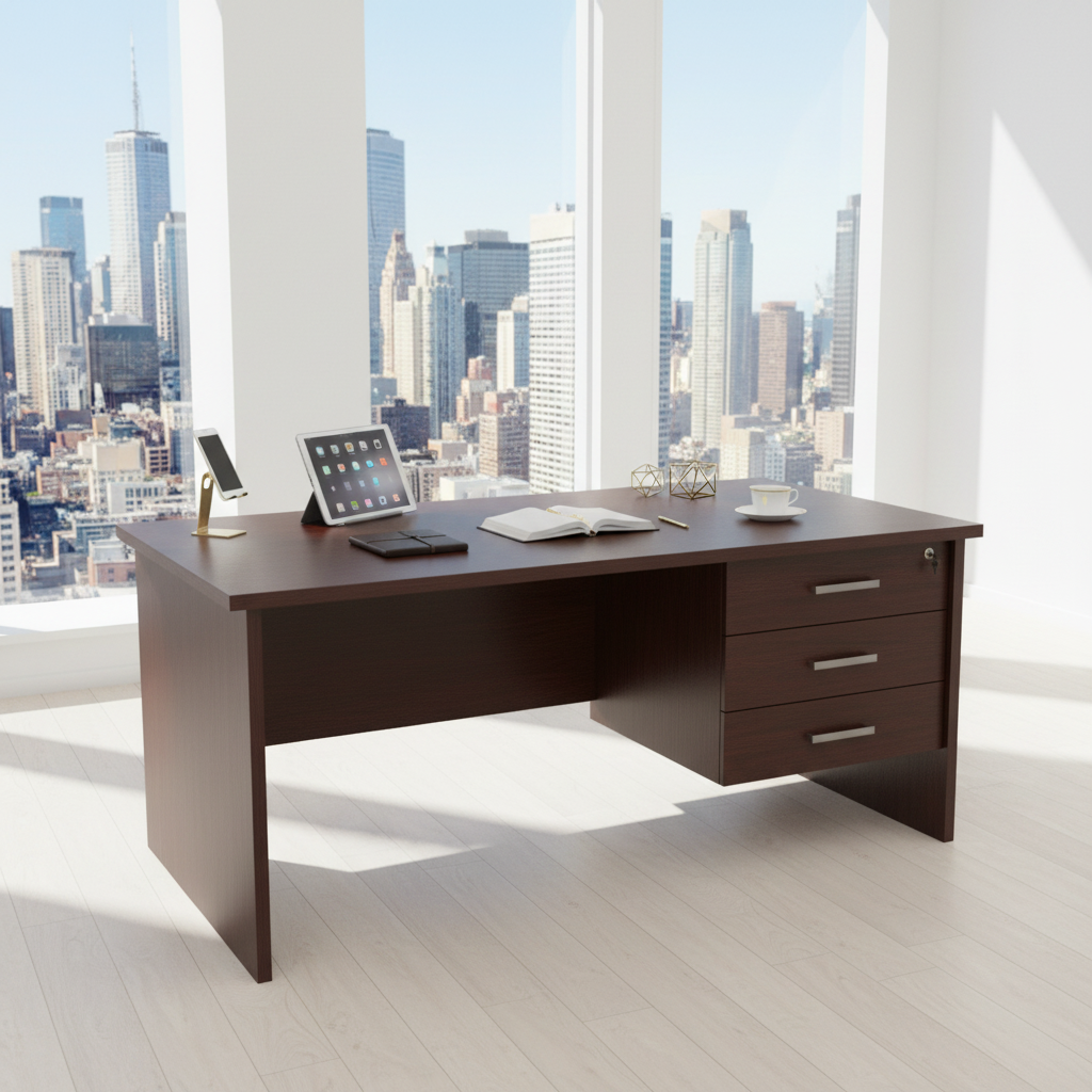 Office Desk New Cherry 120x74x75cm | Premium Desks UAE