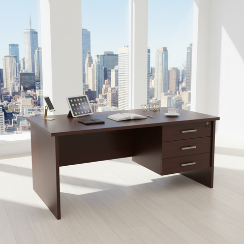 Office Desk New Cherry 120x74x75cm | Premium Desks UAE