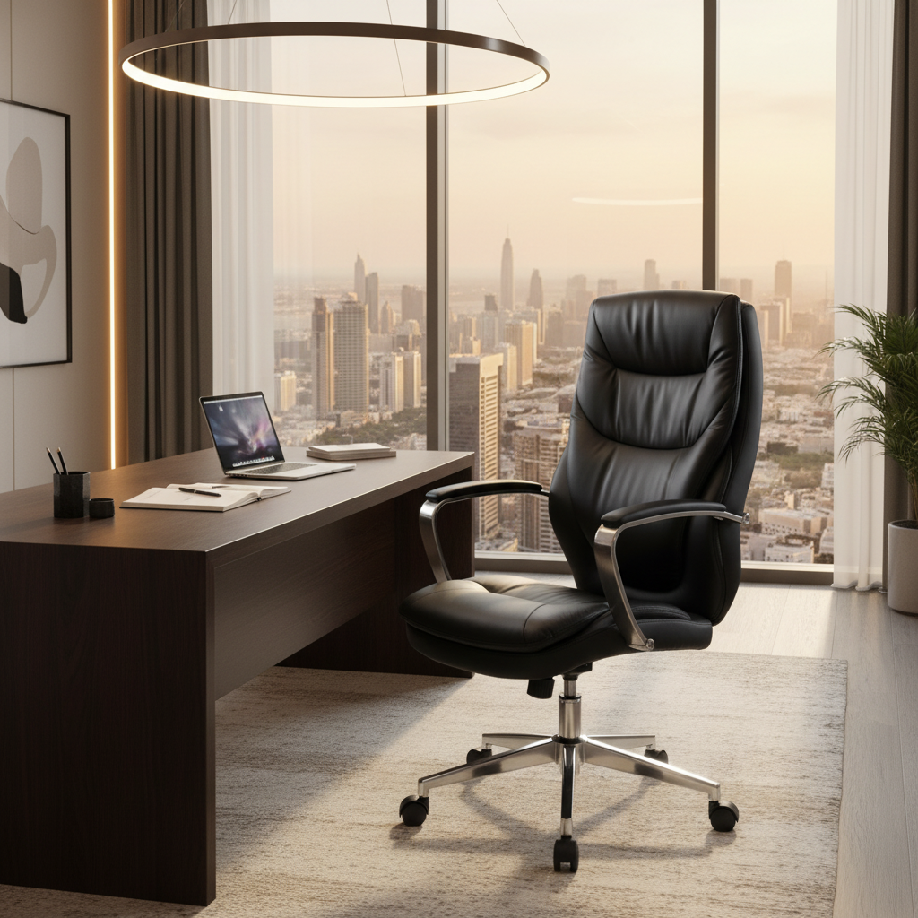 SENOR HB-ALM Heavy Duty High Back Executive Chair | UAE