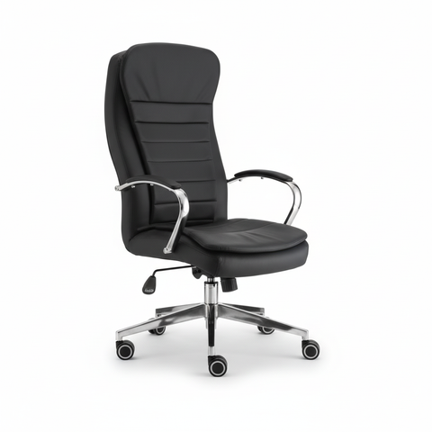 Executive High Back Office Chair UAE - Tango HB Ergonomic PU Leather Chair with Lumbar Support