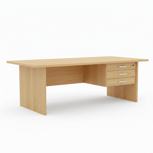 Office Desk Oak 120x60x75cm | Premium Workspace Furniture UAE