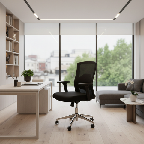 Office Chair Black IH 812 M BLK | Premium Ergonomic Seating UAE