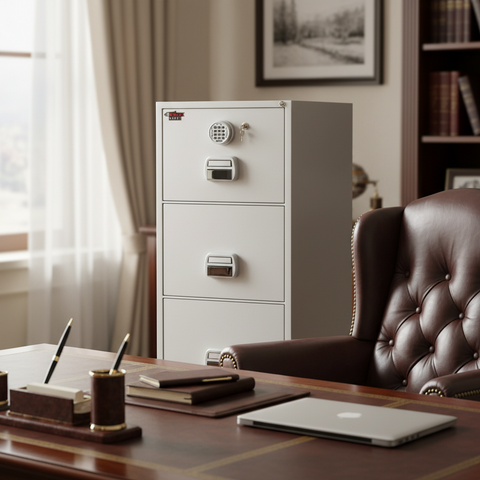 Eagle Safes Fire Resistant Filing Cabinet SF680-3EKX - 3 Drawer Security Cabinet UAE | Dubai Abu Dhabi Sharjah