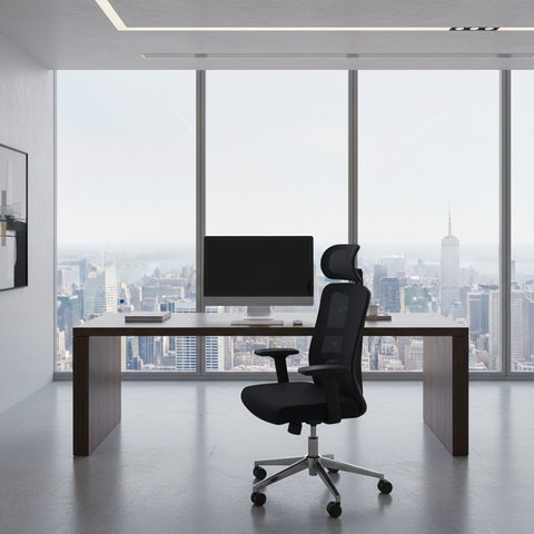 Executive Ergonomic High-Back Mesh Chair IH-A213H in Office – Premium Furniture UAE