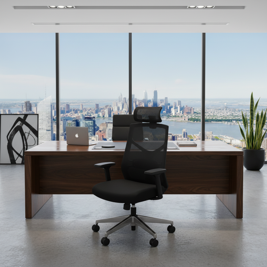 Office Chair Black IH 8803 BLK | Premium Ergonomic Seating Dubai UAE