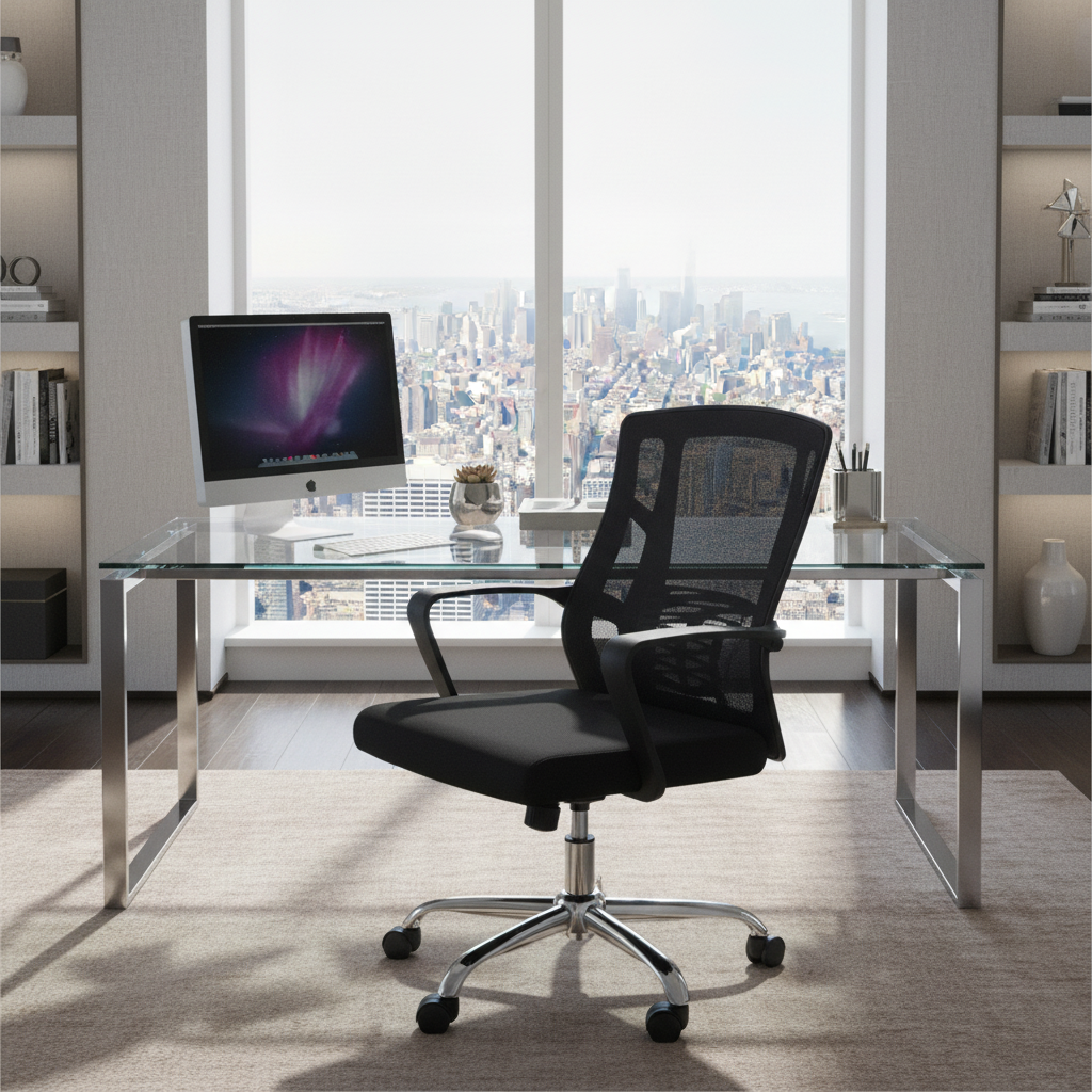 Office Chair Black IH 255 H BLK | Premium Ergonomic Seating Dubai UAE