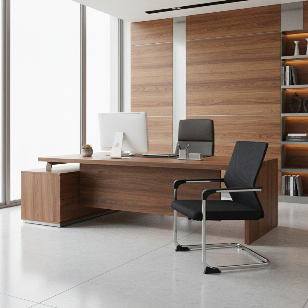 Mesh Back Visitor Chair UAE | Office Guest Chair with Chrome Base | Dubai Abu Dhabi | IH 1005V