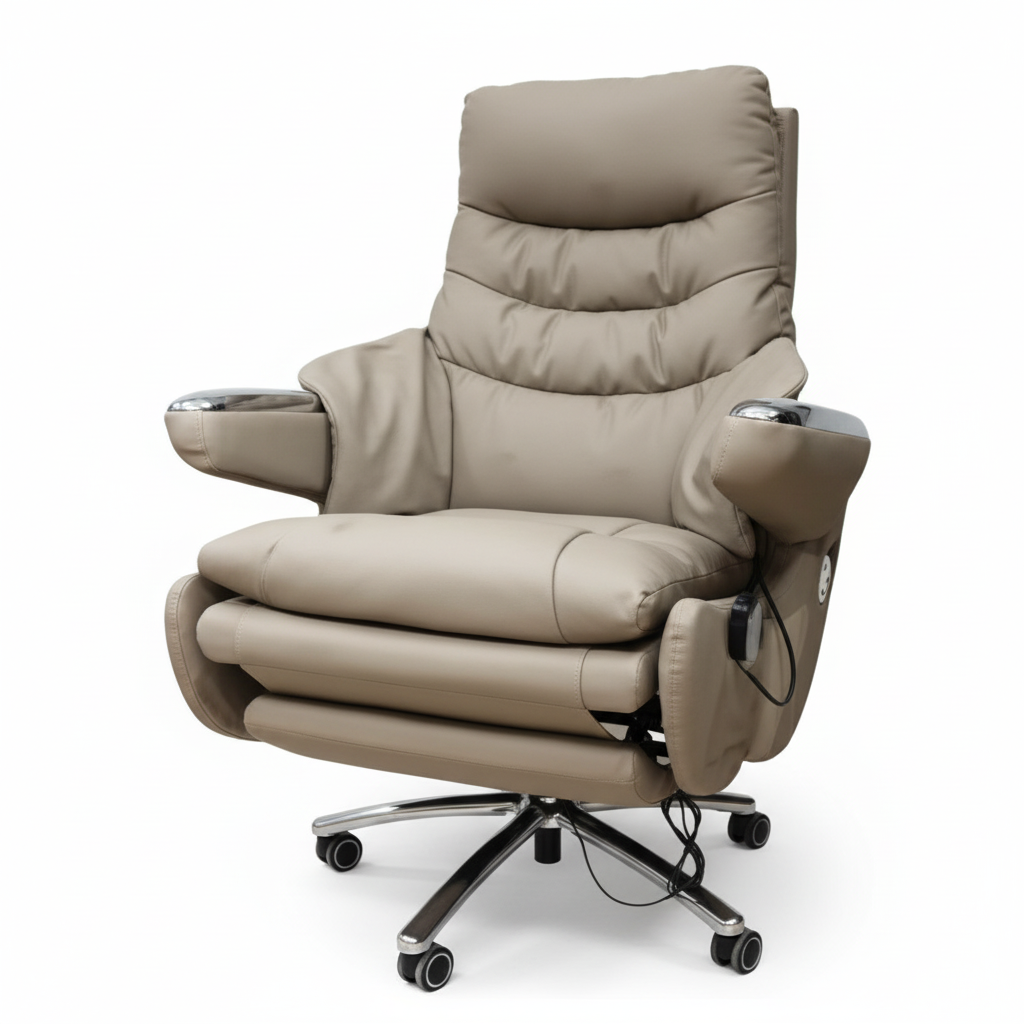 Electric Massage Recliner Chair with PU Leather - Premium Office & Home Furniture UAE | IH 6075