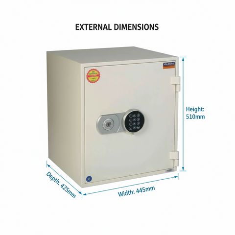 Fire Resistant Safe UAE - Valberg FRS-51 EL Digital Lock Safe Dubai | 60 Min Fire Protection