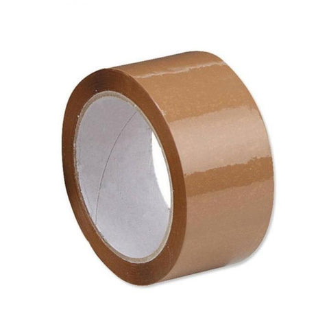 Brown Tape 100 Yards - Premium Packaging Tape by INFINI HOMES