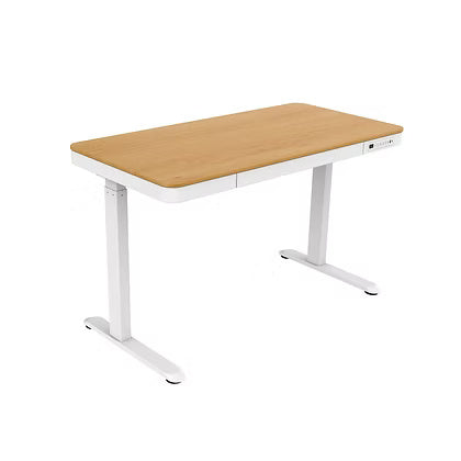 Height Adjustable Standing Desk Dubai UAE | Premium Office Desk with USB Ports & Drawer