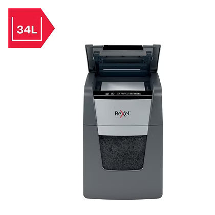 Rexel Optimum AutoFeed+ 100X Automatic Cross Cut Paper Shredder