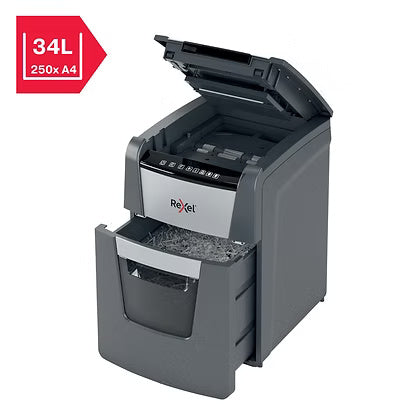 Rexel Optimum AutoFeed+ 100X Automatic Cross Cut Paper Shredder