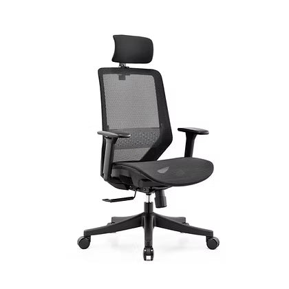 Premium High Back Office Chair Dubai UAE - Headrest & Lumbar Support | DIAMOND Series