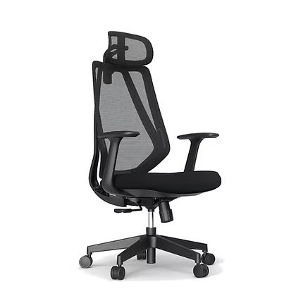 Premium High Mesh Back Office Chair with Headrest & Lumbar Support UAE | FLOWER Series Dubai Abu Dhabi