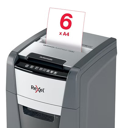Rexel Optimum AutoFeed+ 100M Automatic Micro Cut Paper Shredder