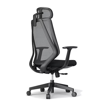Premium High Mesh Back Office Chair with Headrest & Lumbar Support UAE | FLOWER Series Dubai Abu Dhabi
