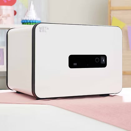 METACEL Fire Resistant Safe MC-020PR Ivory - Digital Lock & Fingerprint - UAE Delivery