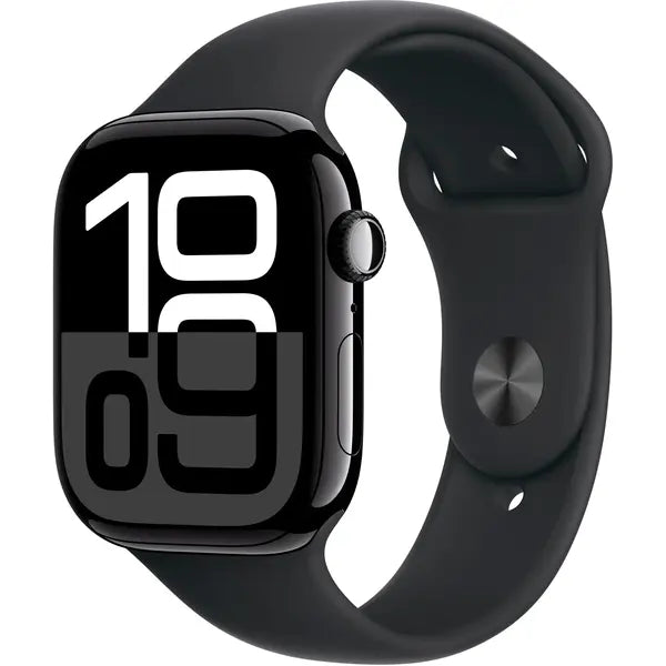 Apple Watch Series 10 Aluminum Case with Sport Band | UAE Stock | Dubai Abu Dhabi Sharjah Ajman Fujairah RAK UAQ Black