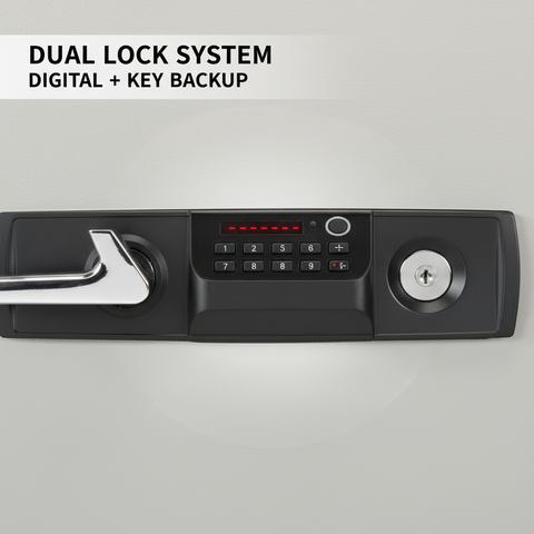 Eagle ES-100 Fire-Resistant Safe – Digital + Key Lock System