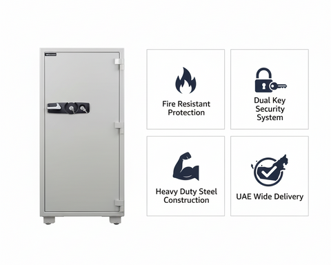 Eagle SS-350 Fire-Resistant Safe – Dual Key Lock System