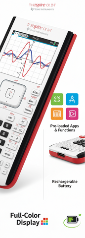 Texas Instruments TI-Nspire CX II-T Graphing Calculator - Scientific Calculator for Students UAE