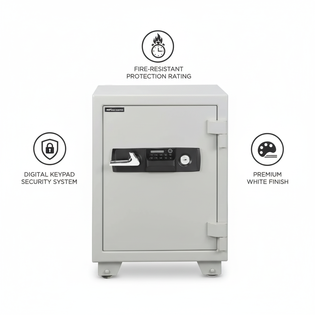 Eagle ES-065 Fire-Resistant Safe – Digital + Key Lock System