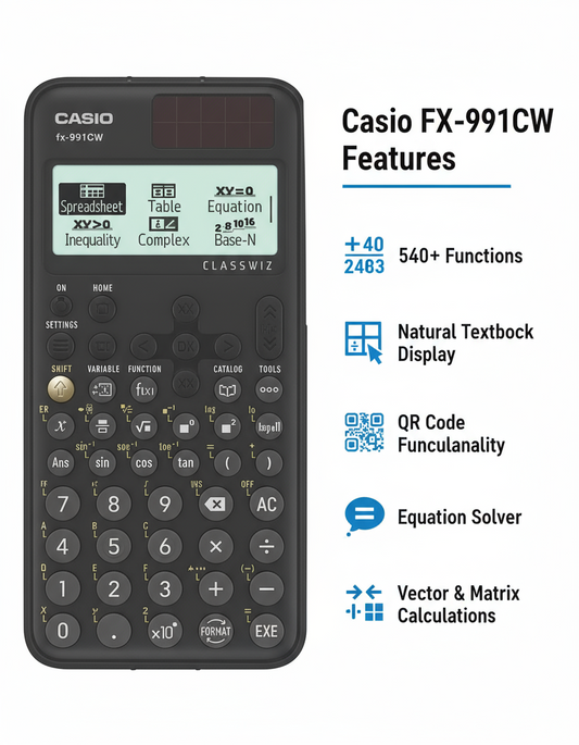 Casio FX-991CW Scientific Calculator | Advanced Classwiz | UAE Stock
