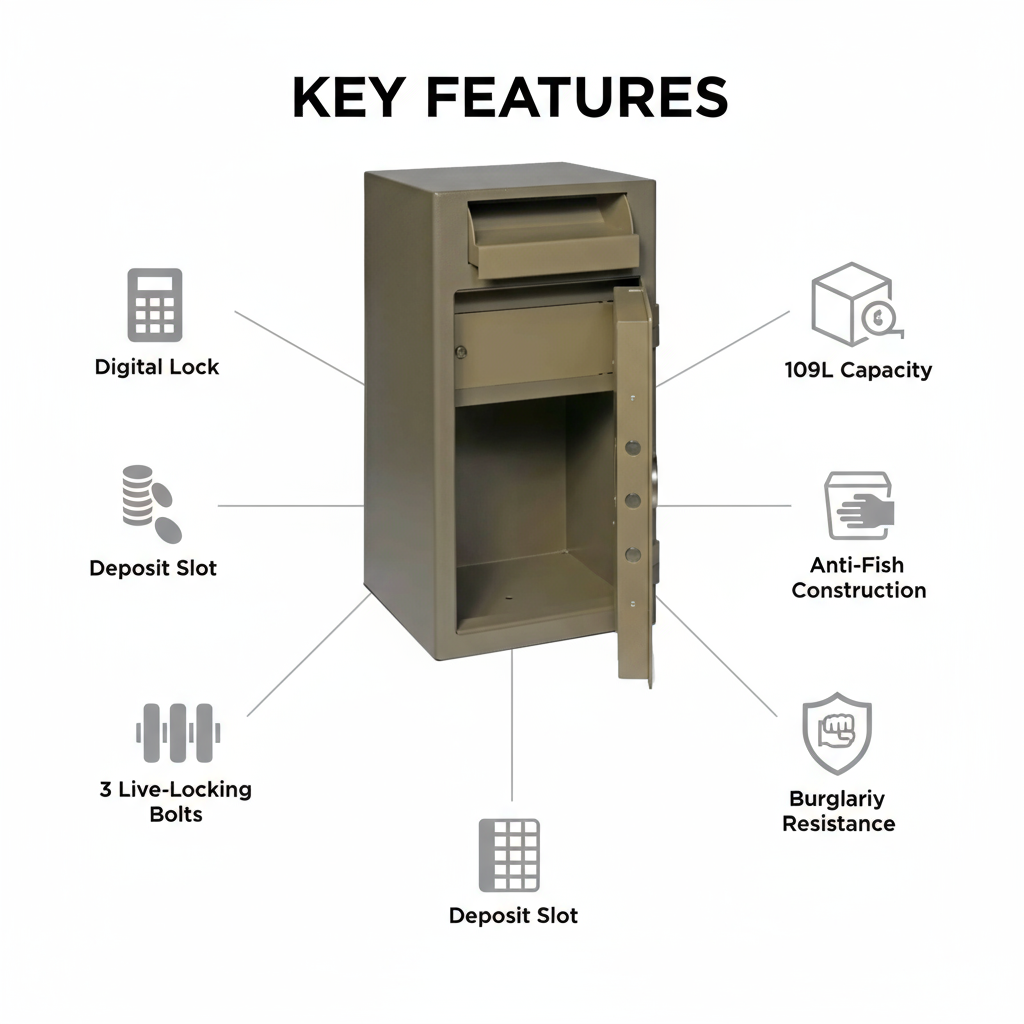 Deposit Safe UAE | Valberg ASD-32 EL Digital Lock Safe Dubai | 109L Security Safe