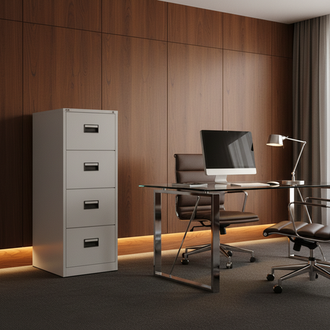 GO Vertical Filing Cabinet 4 Drawer | Model GO-CVFC-4D (KDAC4) – UAE