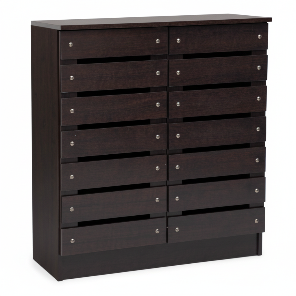 Premium Wenge Shelving Unit IH 512 | Office Storage UAE Wenge