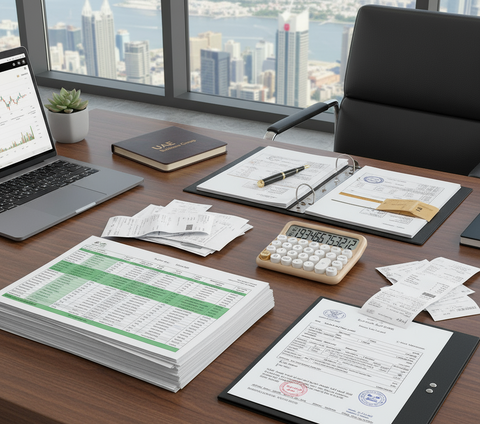 Desktop Calculator 12 Digit Large Display - Office Calculator UAE | VEWINGL