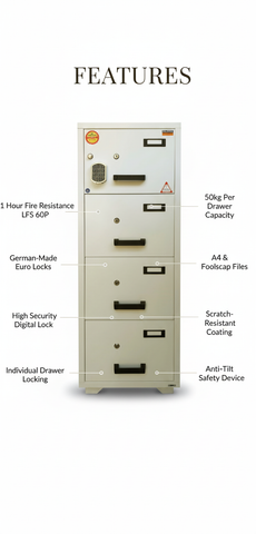 Valberg FC 4E-KK Fire Resistant Safe UAE - Premium Electronic Security Dubai