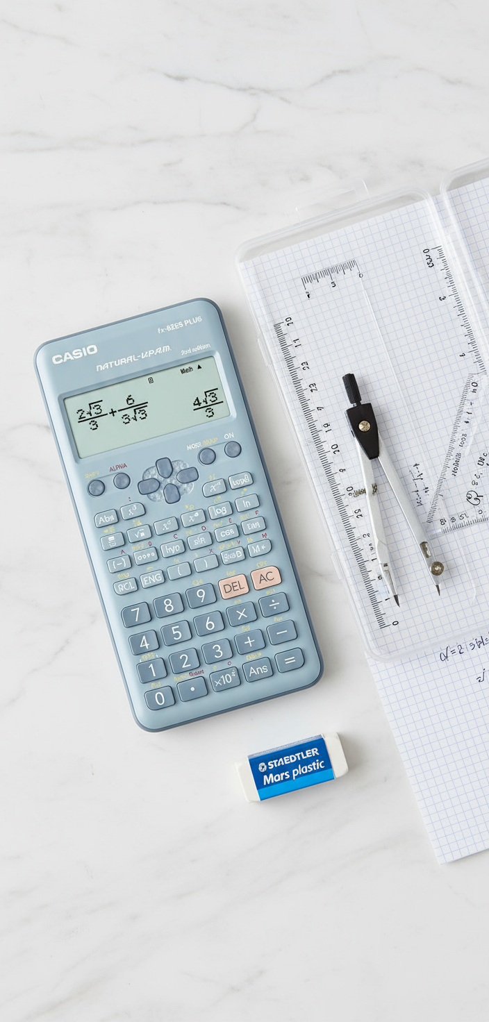 Casio FX-82ES PLUS Scientific Calculator - 252 Functions | Non-Programmable Calculator for Students UAE