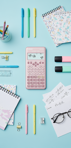 Casio FX-82ES Plus Scientific Calculator (Pink) – 252 Functions, Non-Programmable, Ideal for UAE School & University Use
